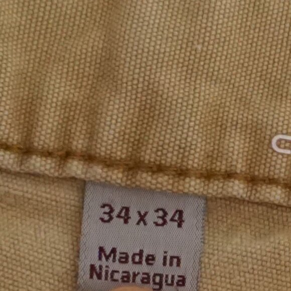 Carhartt Sandstone Tan Double Knee '19 Relaxed Fit Carpenter Painter Pants 34X34 - Picture 5 of 16